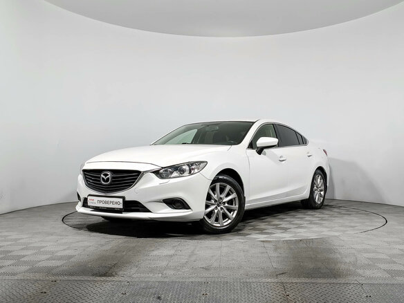 2016 Mazda 6 III (GJ) Рестайлинг, белый, 1310000 рублей