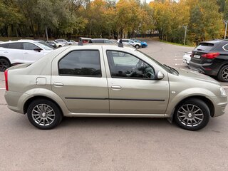 2013 Renault Logan I Рестайлинг, бежевый, 490000 рублей, вид 3