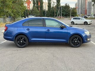 2018 Skoda Rapid I Рестайлинг, синий, 1239000 рублей, вид 4
