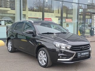 2018 Lada (ВАЗ) Vesta SW I, чёрный, 1050000 рублей, вид 3