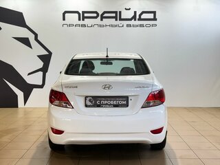2012 Hyundai Solaris I, белый, 599900 рублей, вид 4
