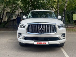 2018 Infiniti QX80 I Рестайлинг 2, белый, 6650000 рублей, вид 2