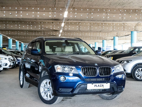 2012 BMW X3 20i xDrive II (F25), синий, 1350000 рублей, вид 2