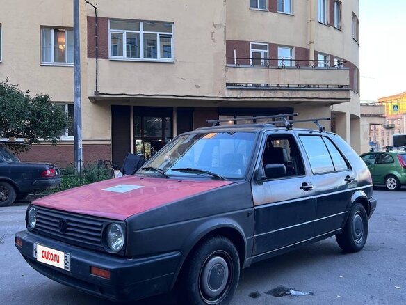 1990 Volkswagen Golf KAT II, чёрный, 65000 рублей