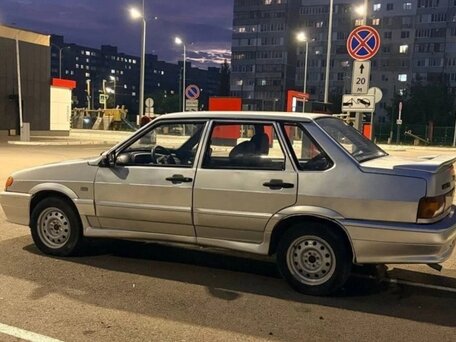 2003 Lada (ВАЗ) 2115, серебристый, 125000 рублей, вид 5