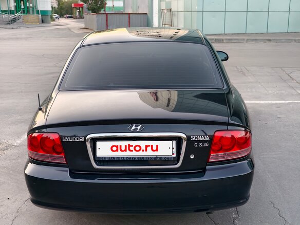 2008 Hyundai Sonata ТагАЗ IV (EF) Рестайлинг, чёрный, 470000 рублей - вид 2