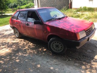 1997 Lada (ВАЗ) 2109, пурпурный, 85000 рублей, вид 2