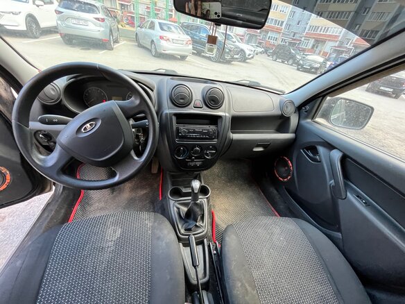 2013 Lada (ВАЗ) Granta I, синий, 230000 рублей - вид 5