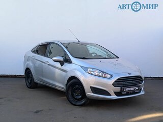 2015 Ford Fiesta Mk6 Рестайлинг, серебристый, 709000 рублей, вид 3
