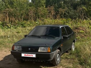 2002 Lada (ВАЗ) 21099, зелёный, 93000 рублей, вид 1