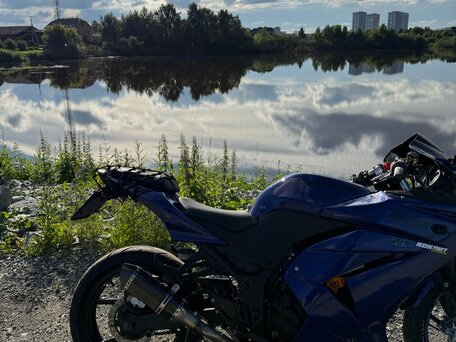 2010 Kawasaki Ninja 250R, синий, 280000 рублей, вид 4