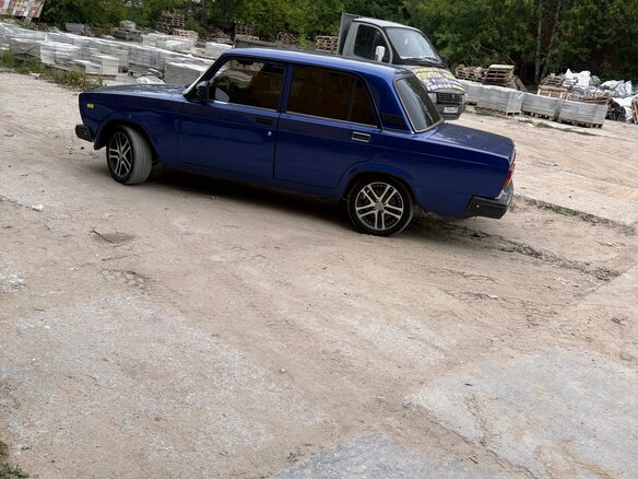 2001 Lada (ВАЗ) 2107, синий, 230000 рублей - вид 12