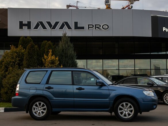2007 Subaru Forester II Рестайлинг, синий, 748000 рублей - вид 2