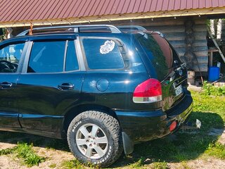 2004 Hyundai Santa Fe I, серебристый, 510000 рублей, вид 3