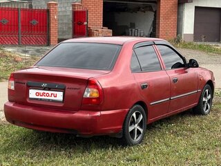 2006 Hyundai Accent ТагАЗ II, красный, 200000 рублей, вид 3