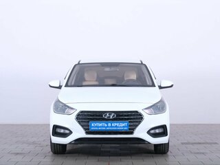 2017 Hyundai Solaris II, белый, 1199000 рублей, вид 2