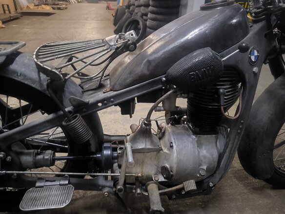 1951 BMW R 35, чёрный, 350000 рублей - вид 5