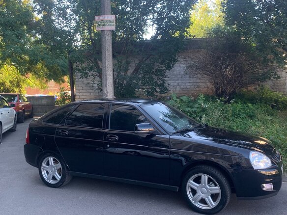 2011 Lada (ВАЗ) Priora I, чёрный, 417000 рублей - вид 10