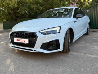 2021 Audi A5 Sportback 45 TFSI II (F5) Рестайлинг, голубой, 4100000 рублей, вид 2