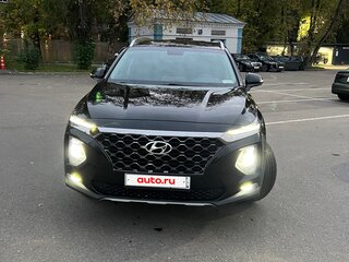 2020 Hyundai Santa Fe IV, чёрный, 2900000 рублей, вид 2