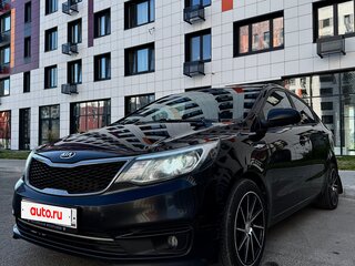 2016 Kia Rio III Рестайлинг, чёрный, 820000 рублей, вид 1
