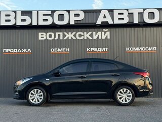 2019 Hyundai Solaris II, чёрный, 1255000 рублей, вид 4
