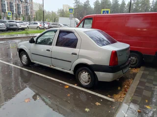 2007 Renault Logan I, серый, 178000 рублей, вид 4
