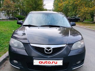 2008 Mazda 3 I (BK) Рестайлинг, чёрный, 490000 рублей, вид 1