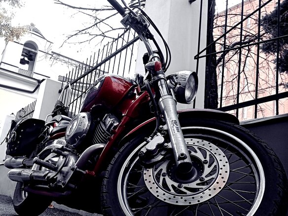 2001 Yamaha XVS400 Drag Star, красный, 380000 рублей - вид 11
