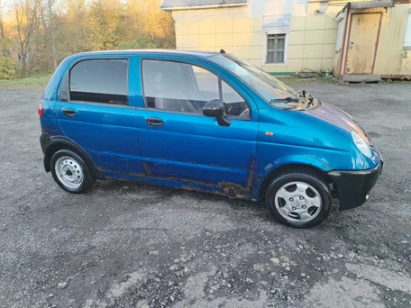 2012 Daewoo Matiz I Рестайлинг, синий, 70000 рублей, вид 3
