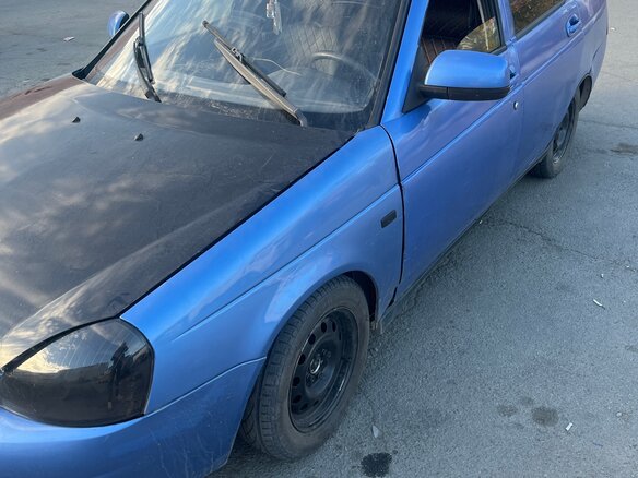2008 Lada (ВАЗ) Priora I, голубой, 180000 рублей - вид 6