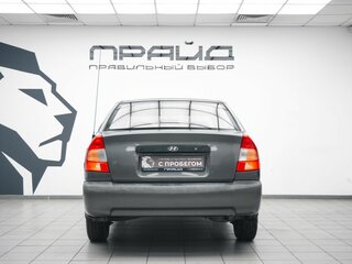 2008 Hyundai Accent ТагАЗ II, серый, 459000 рублей, вид 4