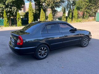 2006 Hyundai Accent ТагАЗ II, чёрный, 295000 рублей, вид 3