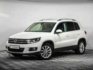 2014 Volkswagen Tiguan I Рестайлинг, белый, 1559777 рублей, вид 1
