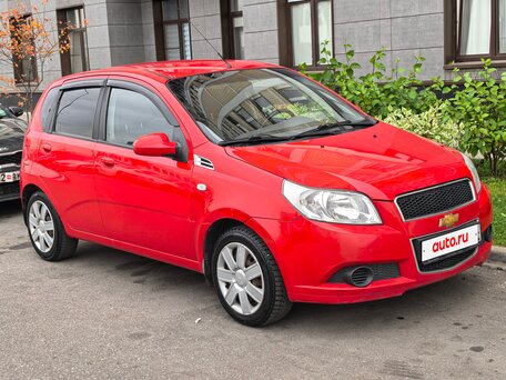2008 Chevrolet Aveo I Рестайлинг, красный, 510000 рублей, вид 2
