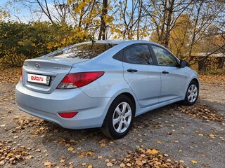 2011 Hyundai Solaris I, голубой, 780000 рублей, вид 4