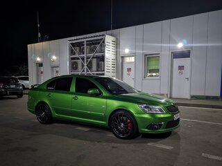 2011 Skoda Octavia RS II Рестайлинг, зелёный, 1360000 рублей, вид 1