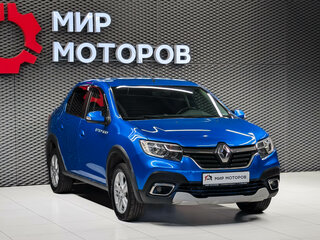 2020 Renault Logan Stepway II Рестайлинг, синий, 885000 рублей, вид 3