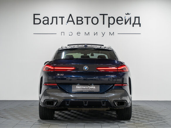 2020 BMW X6 30d III (G06), синий, 7990000 рублей - вид 8