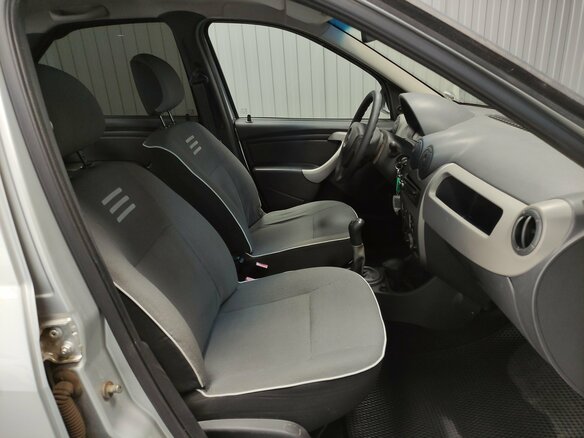 2012 Renault Logan I Рестайлинг, серый, 465000 рублей - вид 8