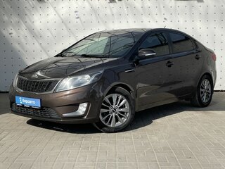 2014 Kia Rio 6-speed III, коричневый, 855000 рублей, вид 1