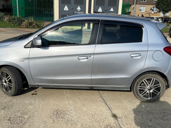 2012 Mitsubishi Mirage VI, серебристый - вид 6