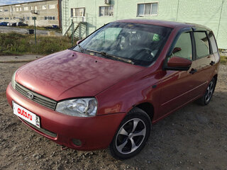 2009 Lada (ВАЗ) Kalina I, красный, 220000 рублей, вид 4