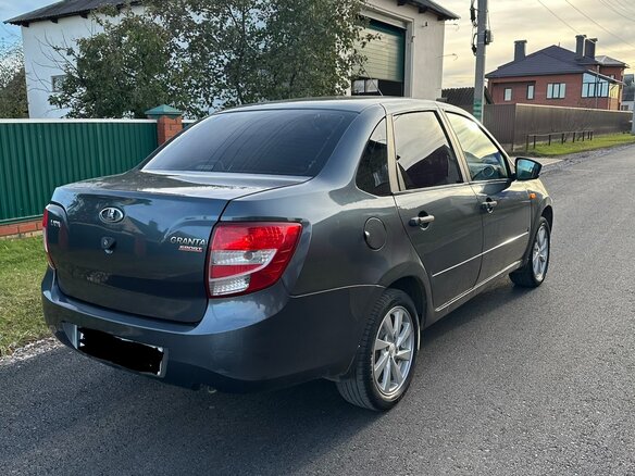 2016 Lada (ВАЗ) Granta I, серебристый, 255500 рублей - вид 11