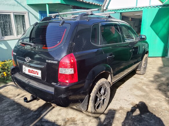 2008 Hyundai Tucson I, чёрный, 960000 рублей - вид 2