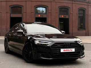2021 Audi A8 Long 55 TFSI IV (D5), чёрный, 6990000 рублей, вид 1