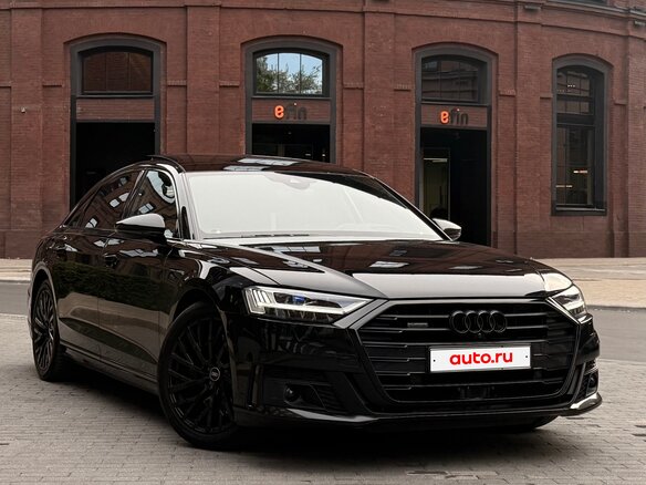 2021 Audi A8 Long 55 TFSI IV (D5), чёрный, 6490000 рублей
