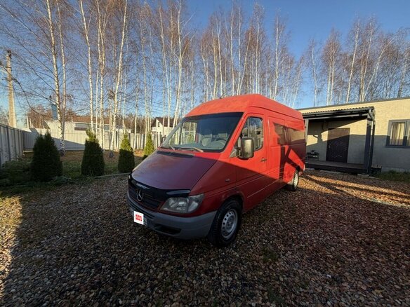 2006 Mercedes-Benz Sprinter Classic, красный, 500000 рублей - вид 6