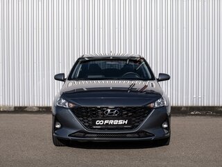 2021 Hyundai Solaris II Рестайлинг, серый, 1549000 рублей, вид 3