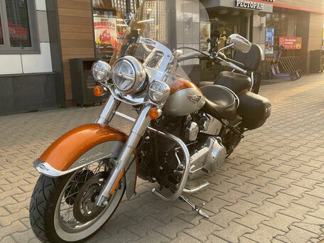 2014 Harley-Davidson Softail Deluxe, серебристый, 1800000 рублей, вид 1